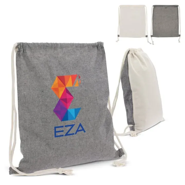 Drawstring bag Recycled Cotton OEKO-TEX® 140g/m² 35x45cm - LT95249 (gadzety reklamowe)